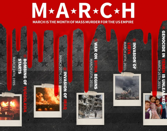 March is the month of mass murder for the US Imperialism