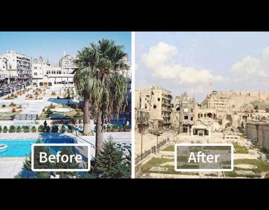 VIDEO: 12 Places Before & After War 
