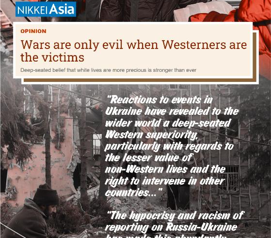 Wars are only evil when Westerners are victims: Opinion