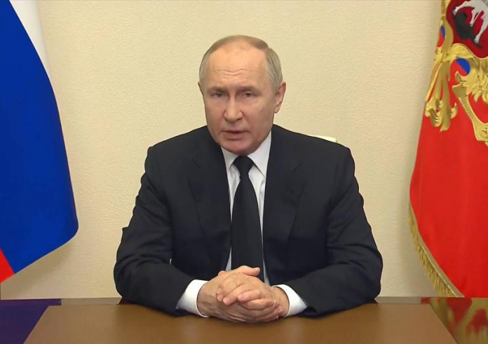 Putin Vows Justice After Terrorist Attack Leaves 140 Dead Near Moscow