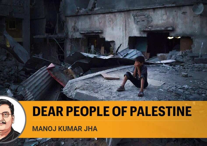 Dear people of Palestine, forgive us our silence