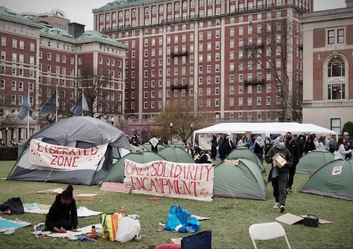 Police Clear Pro-Palestinian Encampment at Columbia University, Arrest Over 100 Protesters
