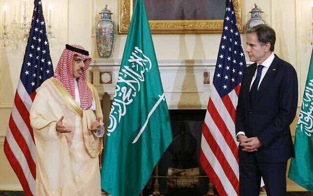 Blinken: Saudi Arabia's Explicit Stance Makes the Palestinian Issue Central in Normalizing Relations with Israel