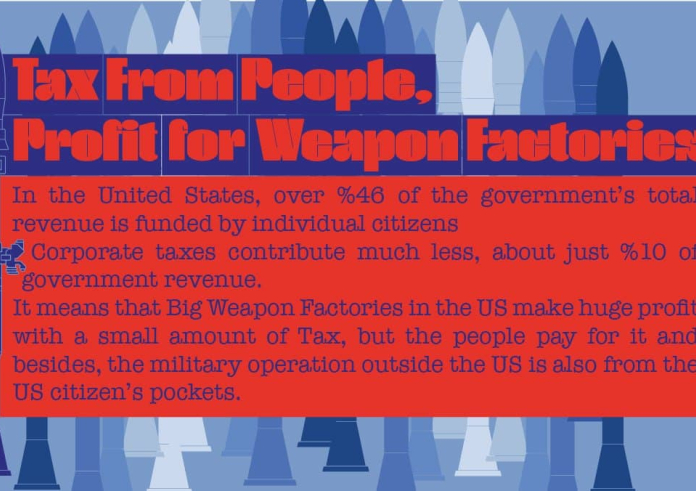 Tax From People, Profit for Weapon Factories