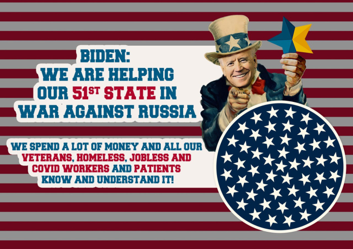 Biden: We are Helping our 51st State in war Against Russia