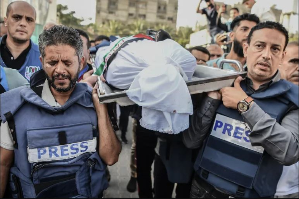 Journalists Face Unprecedented Danger in Gaza as Death Toll Surpasses 100