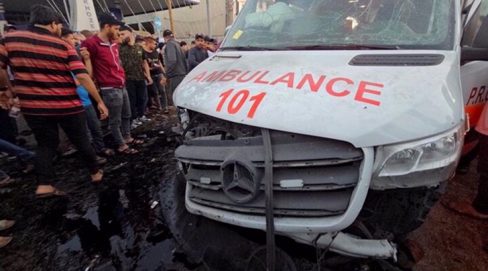 Zionist Forces Halt UN Ambulance Convoy, Detain and Strip-Search Paramedics in Gaza