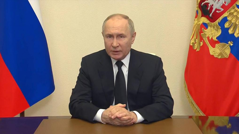 Putin Vows Justice After Terrorist Attack Leaves 140 Dead Near Moscow