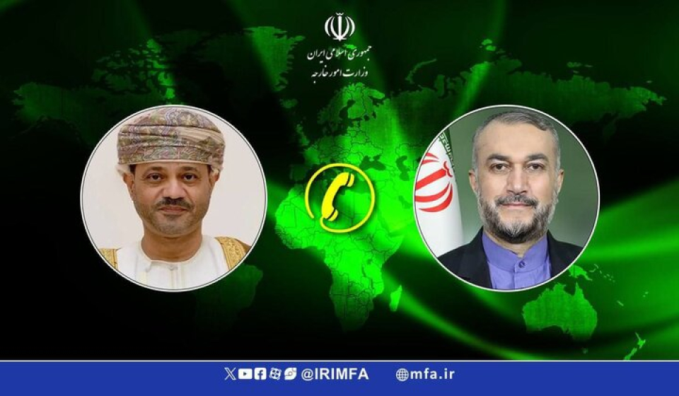 Iran FM consults with Oman, Iraq counterparts on Palestine