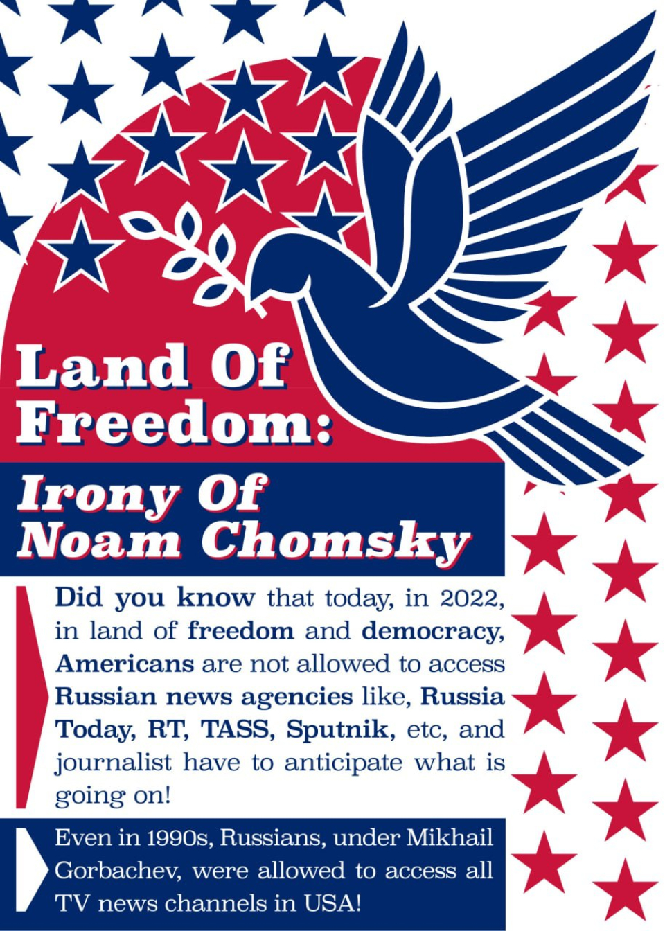Land of Freedom: Irony of Noam Chomsky